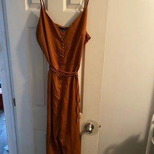 Dynamite jumpsuit XL burnt orange